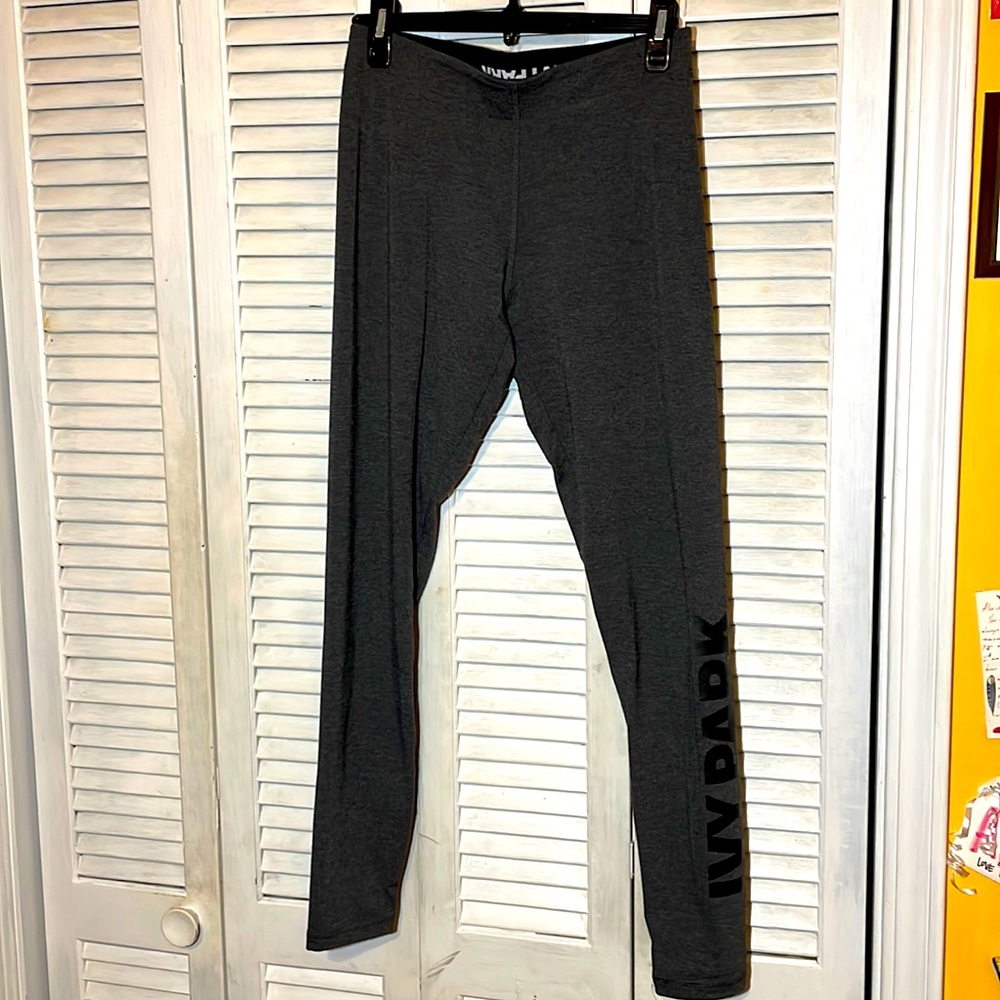 Ivy Park Leggings- Charcoal gray color